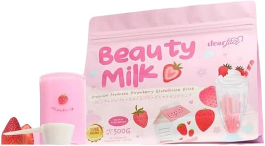 Dear Face Supersized Collagen Glutathione Drinks 500g (500g, Strawberry)