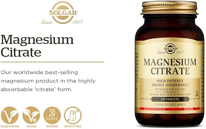 Magnesium Citrate - 60 Tablets