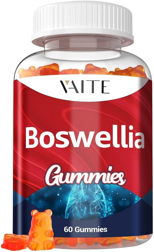Boswellia Serrata Extract Gummies 1200mg – Joint Support Supplement with Indian Frankincense, Boswellic Acid, and Botanical Resin Extract, Vegetarian for Women and Men, Non-GMO, Gluten-Free