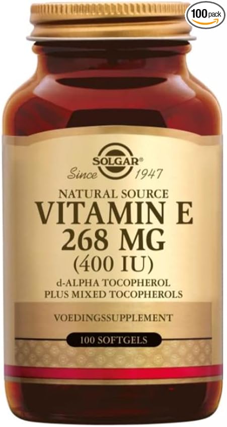 Solgar Vitamin E 268 Mg (400 Iu) 100 Servings, 100 Count (Pack of 12)
