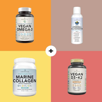 AMANDEAN Magtein Magnesium Complex. L-Threonate, Glycinate, Malate Triple Blend Chelated Magnesium Supplement. 90 Veggie Capsules. High Absorption Branded Ingredients. Brain Health, Sleep, Calm*.