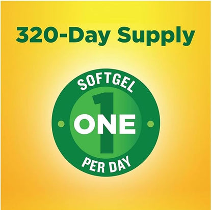 Nature Made Vitamin D3 2000iu 320 Ct. Soft Gels (Packaging May Vary)