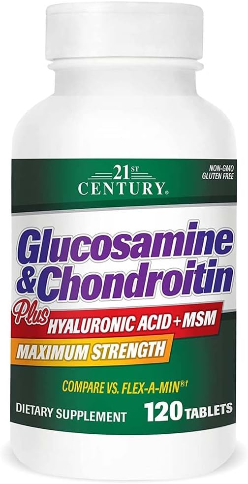 21st Century Glucosamine and Chondroitin Plus Tablets, 120 Count