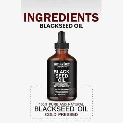 Black Seed Oil 50 ML - Pure, Cold-Pressed, for Enhanced Wellness and Vitality