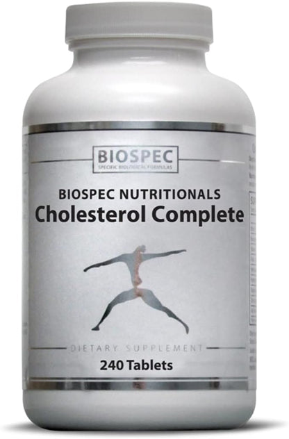 Cholesterol Complete - Natural Cholesterol Support for Cardiovascular and Heart Health* - Red Yeast Rice, CO-Q-10, Hawthorn, Magnesium (240 Tablets)