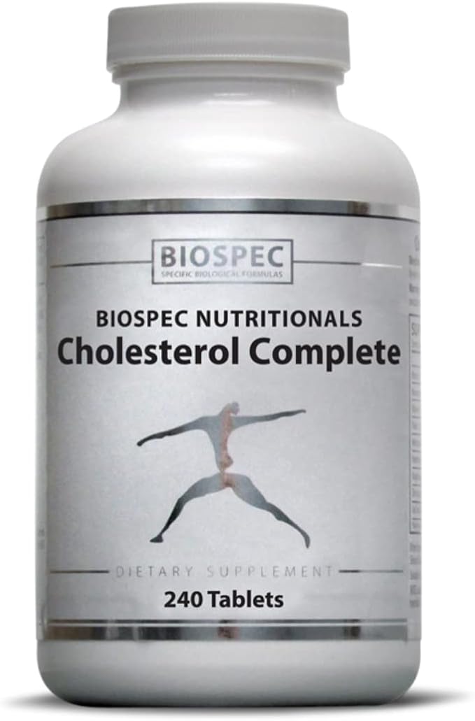 Cholesterol Complete - Natural Cholesterol Support for Cardiovascular and Heart Health* - Red Yeast Rice, CO-Q-10, Hawthorn, Magnesium (240 Tablets)