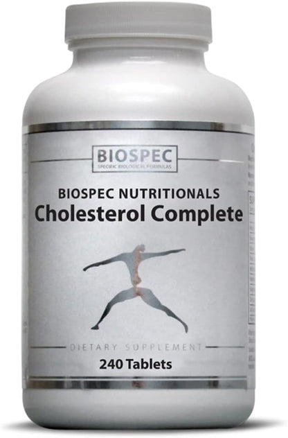Cholesterol Complete - Natural Cholesterol Support for Cardiovascular and Heart Health* - Red Yeast Rice, CO-Q-10, Hawthorn, Magnesium (240 Tablets)