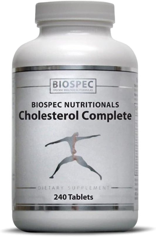 Cholesterol Complete - Natural Cholesterol Support for Cardiovascular and Heart Health* - Red Yeast Rice, CO-Q-10, Hawthorn, Magnesium (240 Tablets)