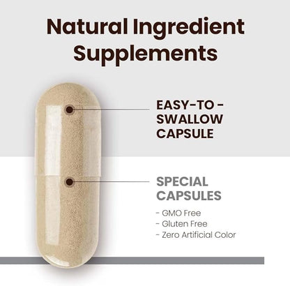 JungKwanJang Ginkgo Biloba Supplements with American Ginseng for Brain Health Formula, Memory Extra Strength, Focus Booster, Promote Cognitive Function - 30 Capsules for Men and Women