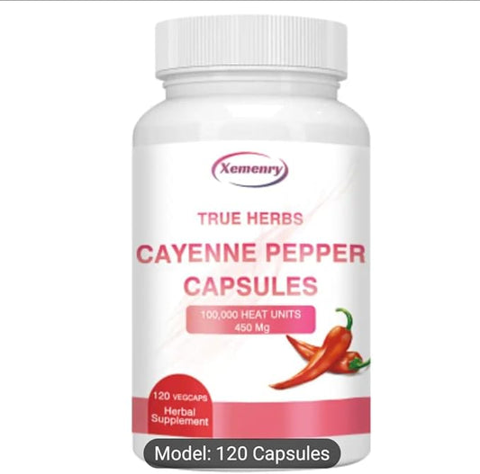True Herbs Cayenne Pepper Capsules
