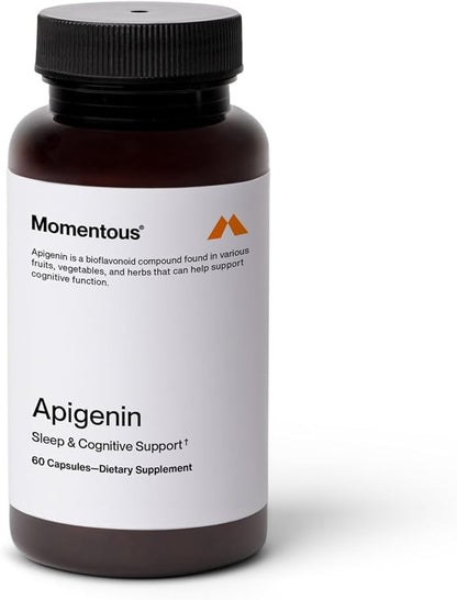 Momentous Apigenin Supplement - 50mg per Capsule, 60 Count