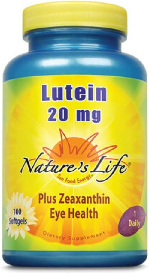Nature's Life Lutein 20 mg | 100 ct