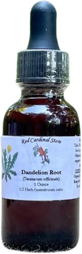Dandelion Root Herbal Tincture, Double Extraction, Liquid Extract