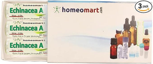 Echinacea Angustifolia Homeopathy Pellets (Pills) in 6C Potency Pack of 3