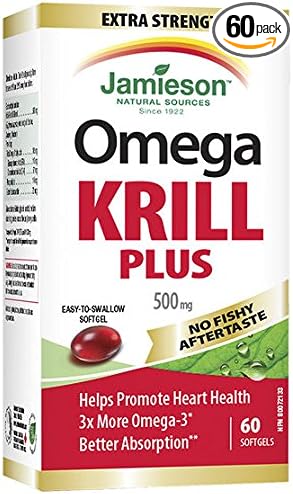 Jamieson Extra Strength Krill Plus, 60 softgels