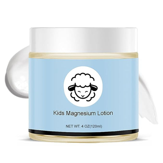 Magnesium Lotion for Kids,Magnesium Lotion for Sleep,Topical Magnesium Cream Helps Kids Stay Calm at Bedtime and During The Night (4 oz)