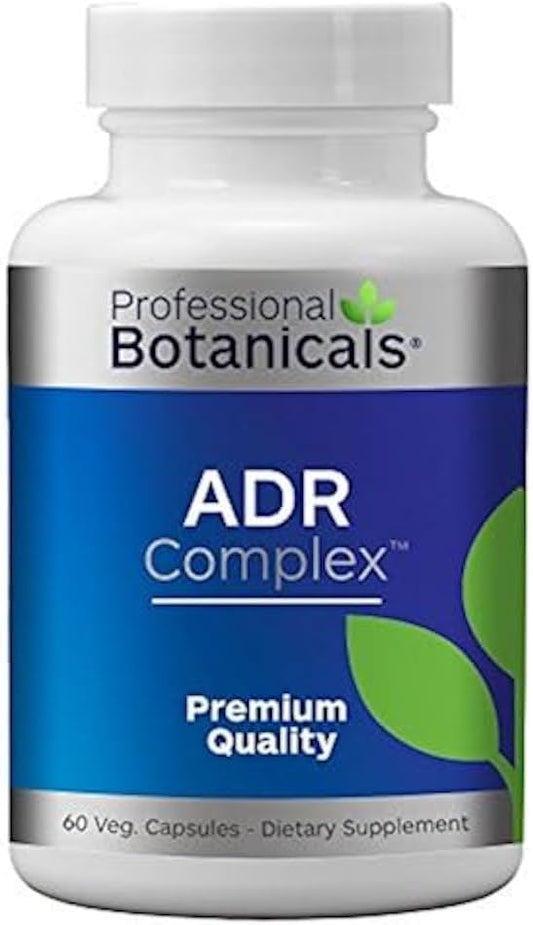 Adrenal Complex Supplement – Supports Healthy Adrenal Function, Stress Relief, and Energy Levels – 90 Vegetarian Capsules