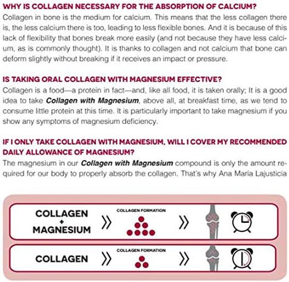 2 Pack Ana Maria LaJusticia Collagen with Magnesium - 450 Tabs - Rejuvenate Your Skin - Strengthen Your Nervous System - Keep Bones and Teeth in Good Condition - Spain