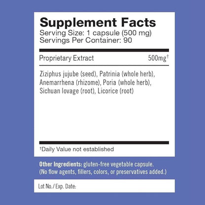 Solid Eight Herb Capsules - Fast Acting Natural Sleep Aid - Promotes Deep, Restful, Recuperative Sleep without Next-Day Grogginess- Does Not Contain Valerian Root - 90 Cap Count