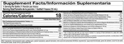 Plus B Complex Dietary Supplement - Vitamin C, B1, B2, B3, B5, B6, B12, Potassium, Manganese, Iron, Magnesium, Zinc - Supports Central Nervous System - 1 Bottle Daily Dose