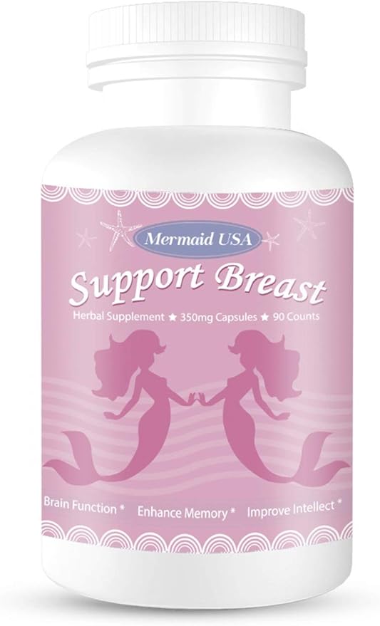 M.U Natural Breast Enhancement Pills Support Breasts Health Lift Firm Healthy Supplement Natural and Green Herb to PRO Formula Mermaid USA