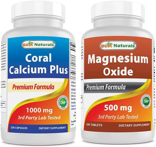Coral Calcium Plus 1000 mg & Magnesium Oxide 500 mg