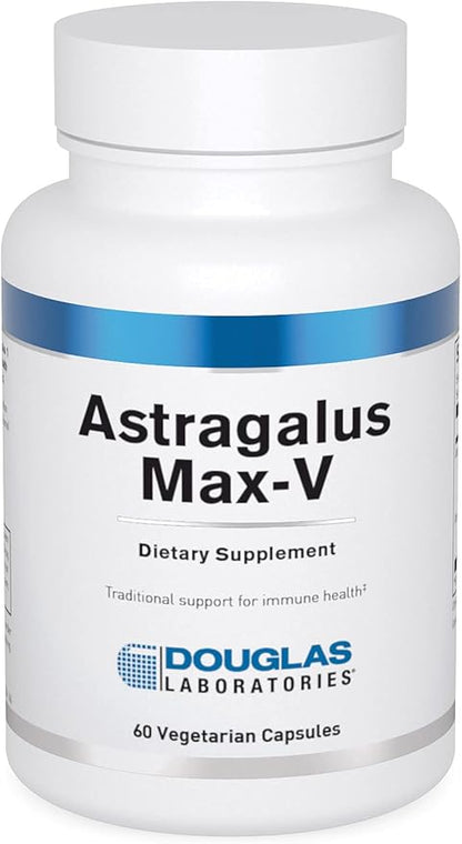 Douglas Laboratories Astragalus Max-V Supplement | Supplement to Support The Immune, Cardiovascular, Renal, and Hepatic Systems* | 60 Capsules