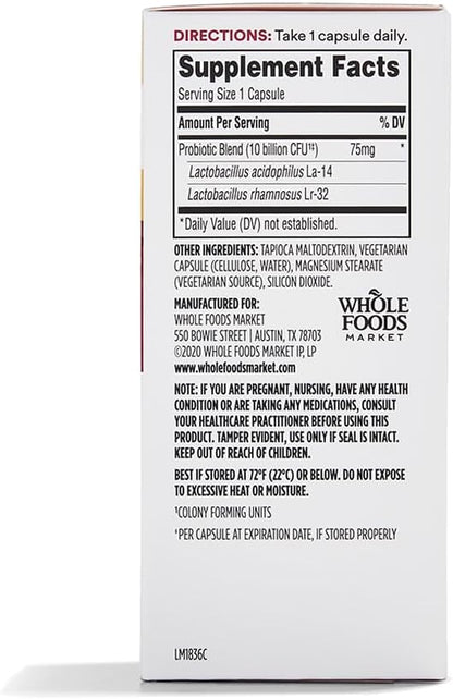 365 by Whole Foods Market, Women's Probiotic, 10 Billion CFU, 30 Count