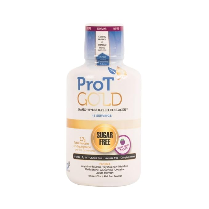 Berry Sugar Free Liquid Protein Shot - 16oz Anti Aging. Proven to Boost Immunity. Formula Trusted by 4,000+ Medical Facilities for Complete Protein Nutrition and Proven 2X Faster Healing