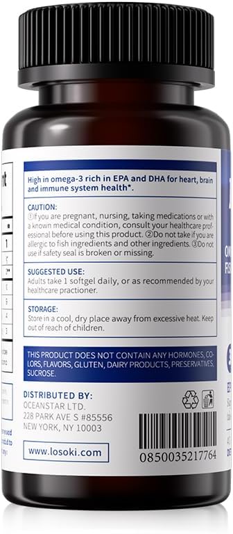 High Purity rTG Fish Oil Capsules 40 Capsules