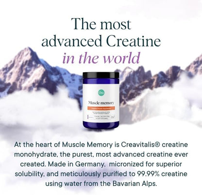Ora Organic Creatine Monohydrate Powder - German-Sourced Creavitalis for Strength, elevATP for Energy, D-Ribose & Taurine for Recovery - Creatine for Women & Men - Acai Berry Flavor, 30 Servings