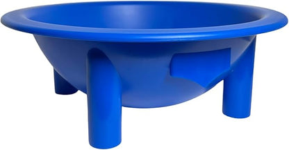 Kavafied Tanoa - Traditional Kava Bowl, 1.5 Gallons, Food Safe PP, 15"x15"x5.5" (Moana Puma Blue)