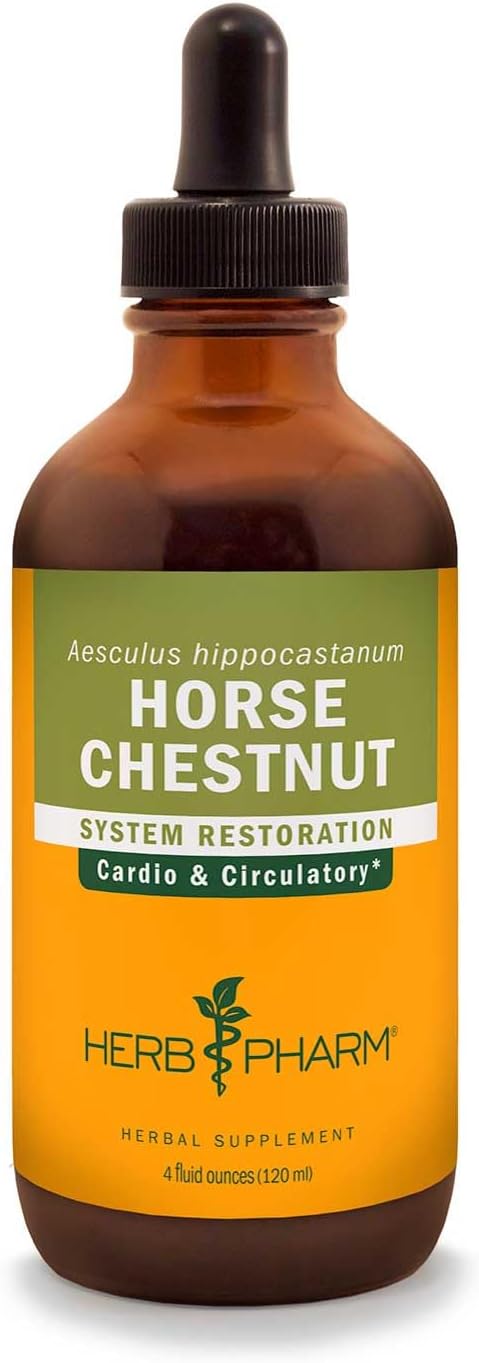 Herb Pharm Horse Chestnut Liquid Extract for Healthy Veins and Circulation - 4 Ounce