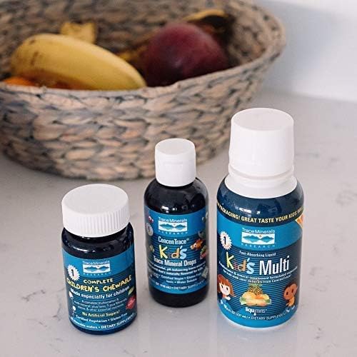 Trace Minerals Complete Children's Chewable - Gluten-Free Multivitamin for Kids - Chewable Multivitamin Supplement to Support Health & Development - 60 Chewable Wafers (30 Servings)