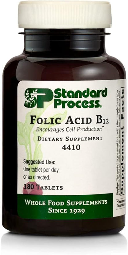 Standard Process Inc. Folic Acid B12-180 Tablets
