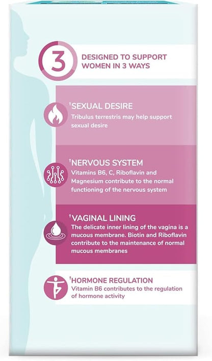 Health & Her Intimacy+ Multi-Nutrient Supplement Support for Women - Contains Maca Root and Tribulus to Help Discover You Again, Vegan (60 ct -1 Month)
