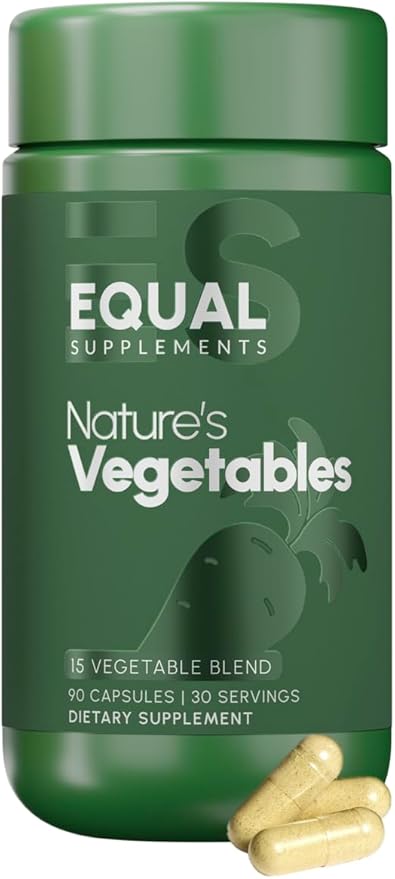 Vegetables Supplements | Veggies Supplement to Find Balance | of Nature, Vegetable Capsules for Adults, Simply Natures Superfood Veggies | 90 Count, 1 Mo Set