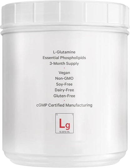 Codeage Liposomal L-Glutamine Powder - High-Potency L-Glutamine 5,000 mg per Serving - 3-Month Supply - Liposomal Delivery, Free-Form Amino Acid, Unflavored Glutamine - Non-GMO Gluten-Free - 16.67 oz