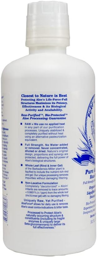 Aloe Force - Pure Aloe Vera Dietary Supplement, 32oz