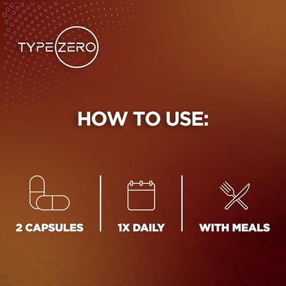 Type Zero Ceylon Cinnamon Capsules (1200mg | 120 Capsules) - Natural, Non-GMO, Gluten Free, Organic Cinnamon Supplement