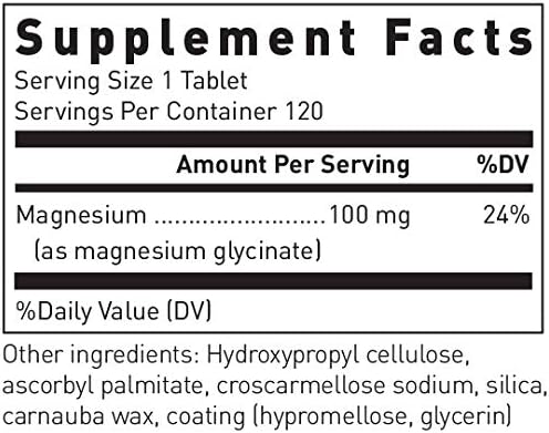 Douglas Laboratories - Magnesium Glycinate - Supports Normal Heart Function and Bone Formation - 120 Tablets