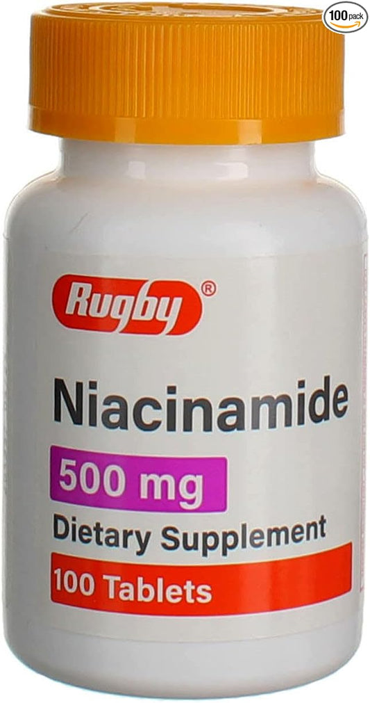 RUGBY LABORATORIES Niacinamide 500 Milligrams 100 Tabs