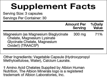 Natura Health Products Dual-mag Complex Supplement - Promotes Cardiovascular, Neurological, And Immune Health - Featuring Albion’s Magnesium Bisglycinate Buffered Chelate (90 Capsules)