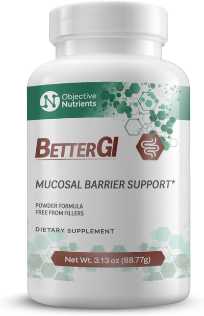 BetterGI Mucosal Barrier Support, with Serum Bovine Immunoglobulin (SBI) & N-Acetyl-Glucosamine, Gut Repair & Protection, No Fillers or Preservatives, Net Wt 3.13 oz (75 Servings)