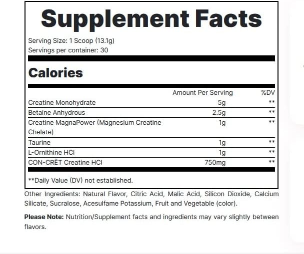 REDCON1 Tango Creatine Powder, Grape - Sugar Free + Keto Friendly Creatine Supplement - Betaine Anhydrous for Muscle Endurance & Strength (30 Servings)