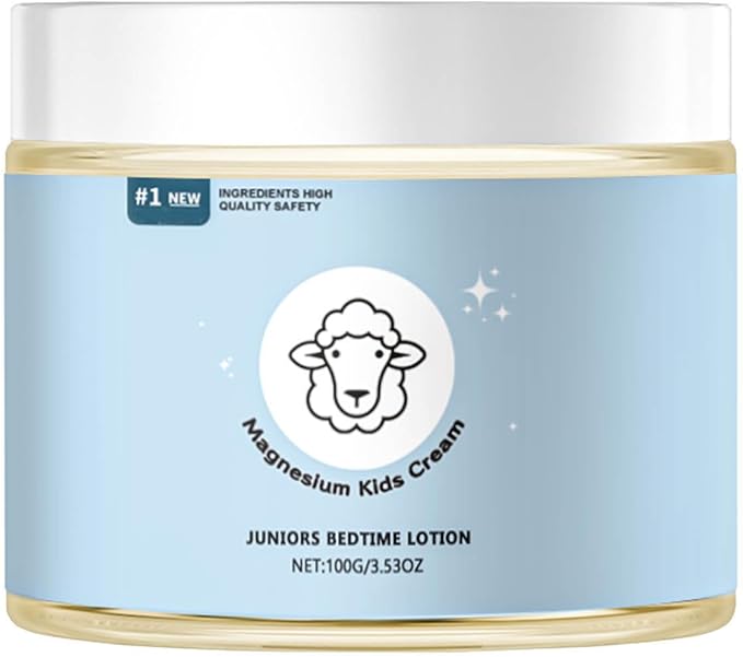 Magnesium Lotion for Kids – Magnesium Lotion for Sleep for Sleep & Relaxation – Bedtime Support Without Melatonin – Gentle Topical Formula for Nighttime Comfort (3.53 oz)