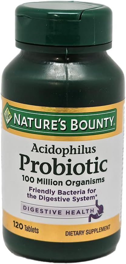 Nature's Bounty Probiotic Acidophilus Tablets, 100 ea