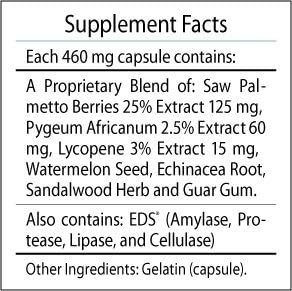 Prostate Complex - Saw Palmetto Prostate Complex - Supports Bladder & Urinary Health - 60 Vegetarian Capsules