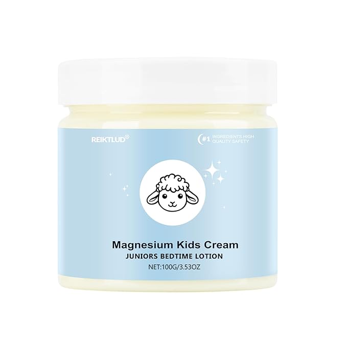 Magnesium Lotion for Kids - Magnesium Lotion for Sleep - Soothing Relief & Relaxation - Topical Magnesium Cream Helps Kids Stay Calm at Bedtime and During The Night - Without Melatonin