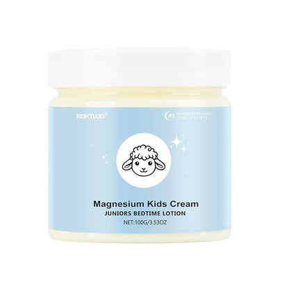 Magnesium Lotion for Kids - Magnesium Lotion for Sleep - Soothing Relief & Relaxation - Topical Magnesium Cream Helps Kids Stay Calm at Bedtime and During The Night - Without Melatonin